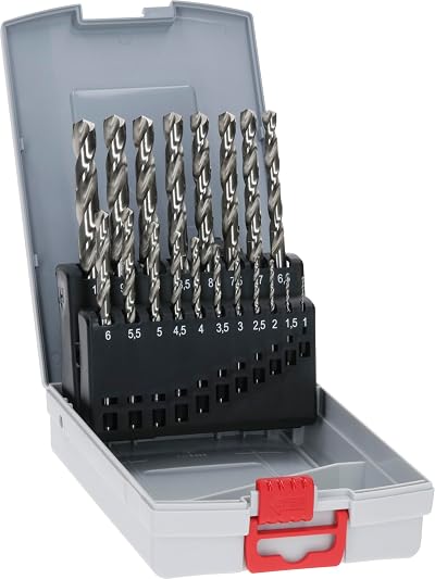 Bosch Professional 19pc HSS-G ProBox Drill Bit Set 1-10 mm DIN 338