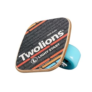 Prom-near Portable Road Drift Skates Platte mit 70mm PU Räder ABEC 7 Kugellager 2 Rollen 164mm x 84mm 4 Farben Wählen, Blau