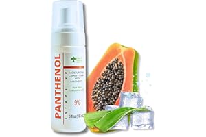 9% Panthenol Foam Spray - Redness Relief Moisturizer| Acne, Burn & Skin Recovery with Aloe & Hyaluronic Acid – Post-Laser, Fa