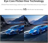 KOORUI 24 Inch IPS FHD 1080p 100Hz PC Monitor HDMI Speakers Adaptive Sync Eye view 3