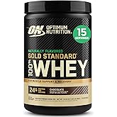 Optimum Nutrition Gold Standard 100% Whey Protein Powder, Naturally Flavored Chocolate, 15 Servings (Packaging May Vary)