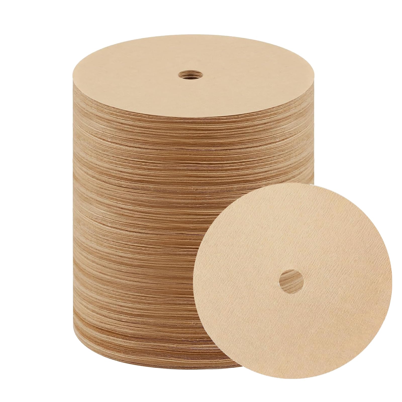 Photo 1 of 600 Count Percolator Coffee Filters?3.75 Inch Disposable Round Coffee Filter?Natural Unbleached?Disc Coffee Filters for Camping?Coffee Pot?Home?Office