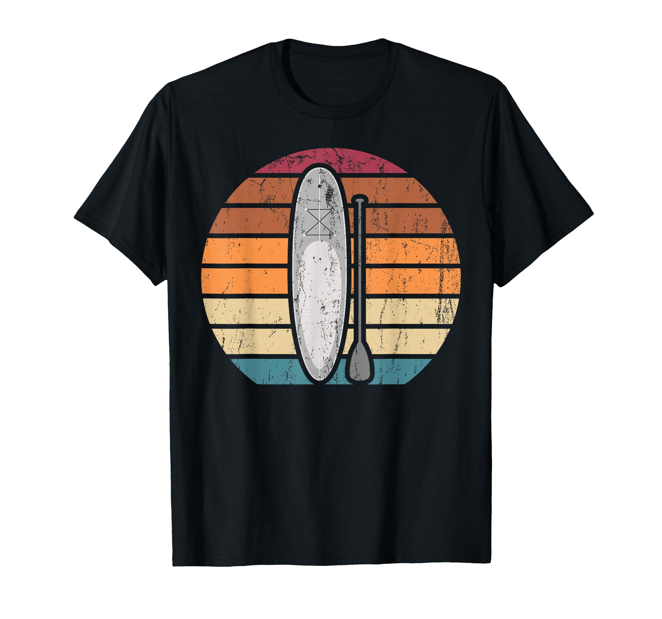 Ocean Sport Stand Up Paddling Paddleboard Retro SUP T-Shirt