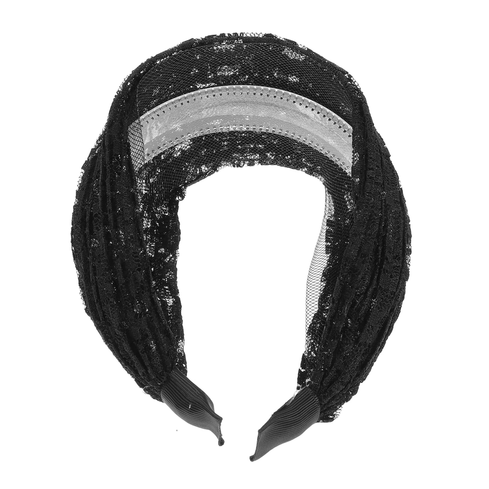 minkissy Wide Lace Headband Womens Fashion Headbands Hair Scrunchies for Women's Hair Black Girl Hair Accessories Black Headbands for Women Girl Headbands Girls Headband Women Headdress