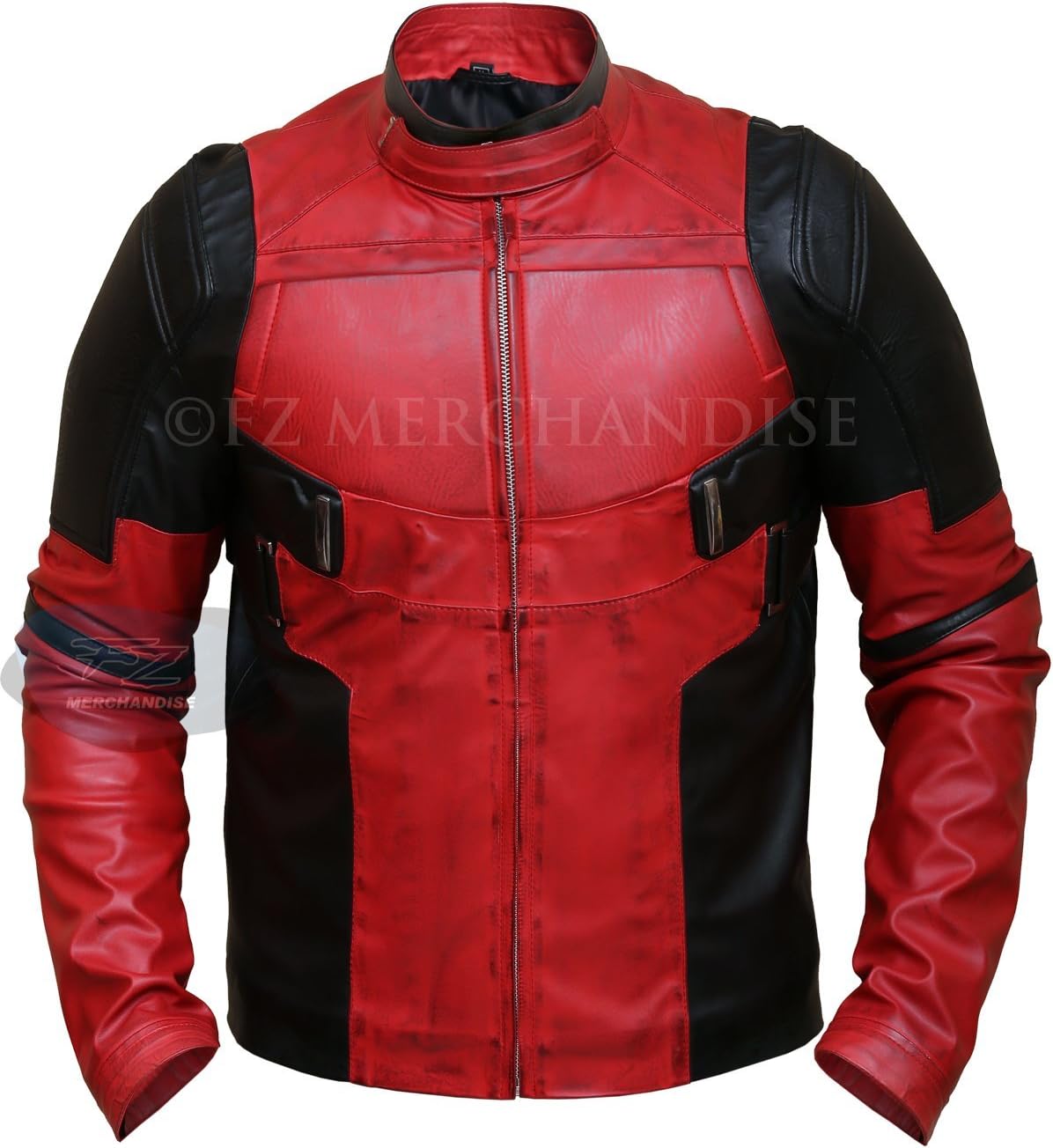 Men's Deadpool Wade Wilson Ryan Reynolds Synthetic Leather Jacket