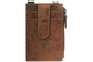 SIDEKICK WALLETS RFID Blocking Boot Wallet with Security Chain & Zipper Lock – Genuine Leather Wallets for Men, Travel Wallets Women, Minimalist Leather Card Holder