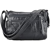 VOLGANIK ROCK Purses for Women Soft PU Leather Shoulder Bag Ladies Crossbody Purse and handbags Lightweight Pocketbook