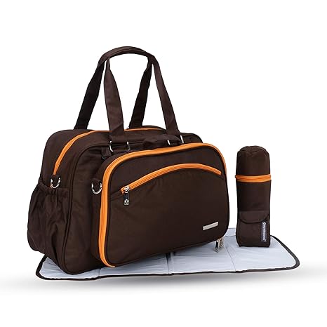 My Milestones Duo Detach 2-in-1 Baby Diaper Bag/Mothers Bag - Coffee