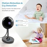 owltron 2K Indoor Camera 2 Pack WiFi Night Vision Motion 2-Way Talk Alexa view 3