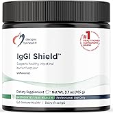 Designs for Health IgGI Shield Powder - Dairy-Free Imunoglobulin IgG Supplement, SBI with N-Acetyl-Glucosamine - Supports Healthy Intestinal Barrier Function (3.7oz / 30 Servings)