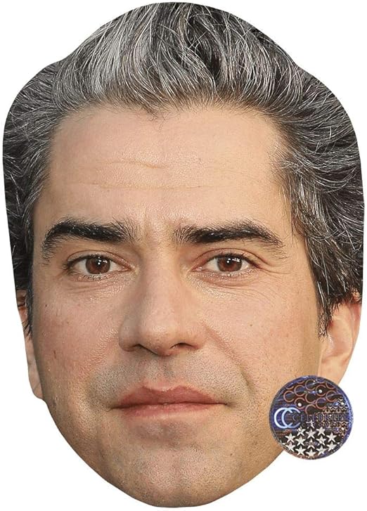 Amazon Com Hamish Linklater Grey Hair Celebrity Mask Flat Card