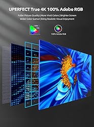 UPERFECT True 4K Portable Monitor, 600 Nits