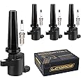 Set of 4 Ignition Coil Pack and Spark Plugs Fits for Ford Fusion Escape C-Max Transit Connect Lincoln MKZ Mercury Mariner Milan 2010 2011 2012 2013 2014 2015 2016 2.5 2.0 L4 Replaces# DG507
