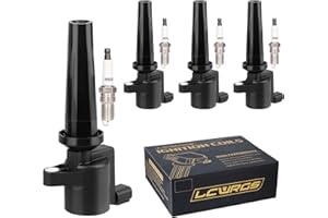 LCWRGS Set of 4 Ignition Coil Pack and Spark Plugs Fits for Ford Fusion Escape C-Max Transit Connect Lincoln MKZ Mercury Mariner Milan 2010 2011 2012 2013 2014 2015 2016 2.5 2.0 L4 Replaces# DG507