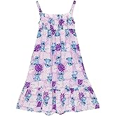Disney Girls Smocked Maxi Dress Toddler to Big Kid Sizes (4-16)