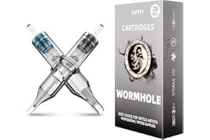 Wormhole Tattoo Cartridge Needles 20pcs Mixed Cartridge Needles 3RL 5RL 5RM 7RM Tattoo Cartridges Professional Disposable Tat