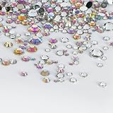 CANVALITE 2784Pcs Rhinestones 6 Sizes AB Nail Art Gems with Glue view 6