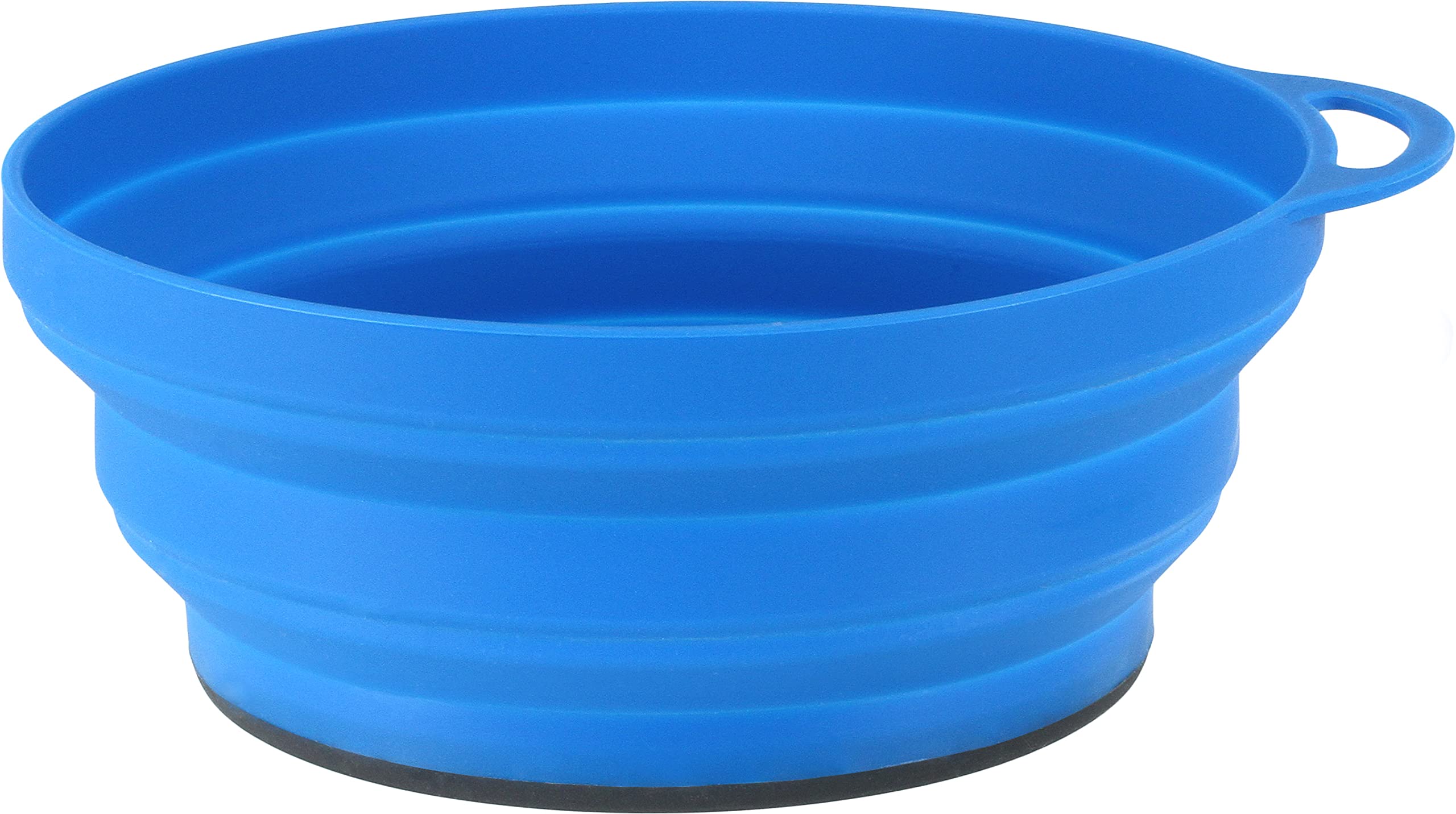 Lifeventure Silicon Ellipse Collapsible and Portable Bowl for Camping, Travel & Outdoor - Blue — image 1