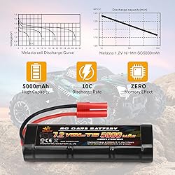 melasta 7.2V 5000mAh NiMH RC Battery Pack