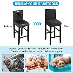 YISUN Waterproof Bar Stool Covers, Stretch Pub