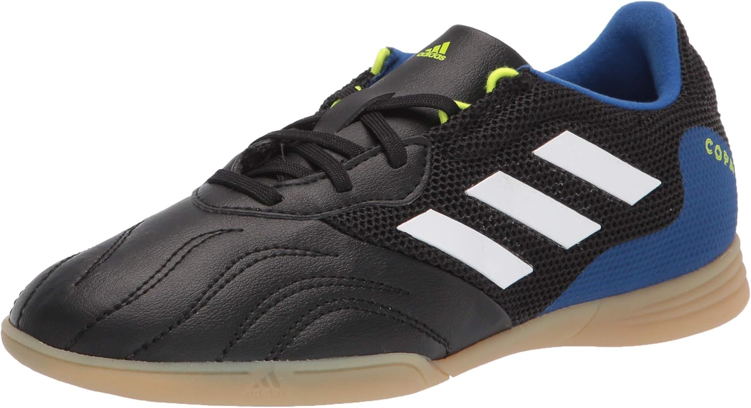 adidas Boy's Copa Sense.3 Indoor Sala Soccer Shoe, Black/White/Team