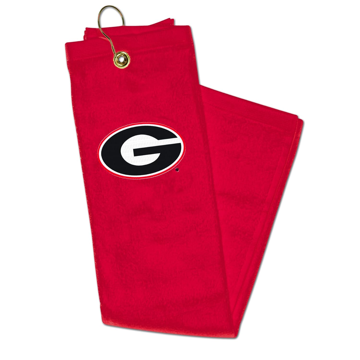 NCAA Georgia Bulldogs Embroidered Golf Towel 15 x 25 Inch