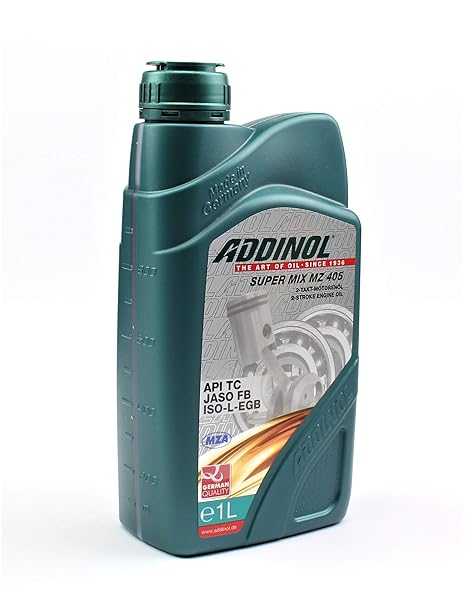 ADDINOL MZ405 SUPER MIX, 2-Takt-Motorenöl, rot gefärbt, mineralisch, 1 L Kanister