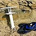 Beach Umbrella Sand Anchor Metal & Beach Bag - by USA Sand Anchors -Best For Spike,Base,Sand Grabber,Stand,Tommy Bahama Umbrellas-Twist In Ground- #1 Rated Best Sand Screw