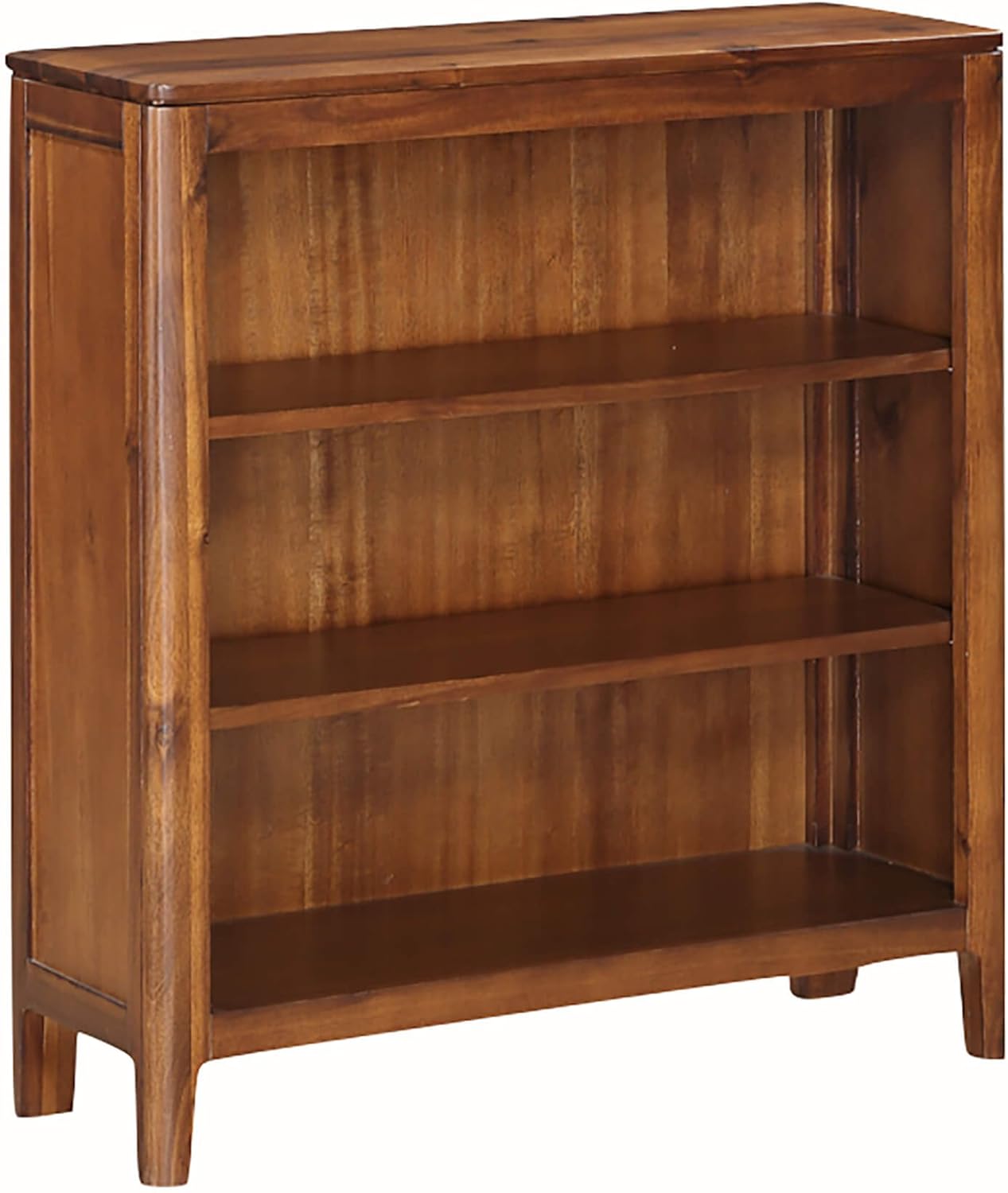 Roseland Furniture Ltd Dunmore Acacia Low Bookcase Small Bookcase