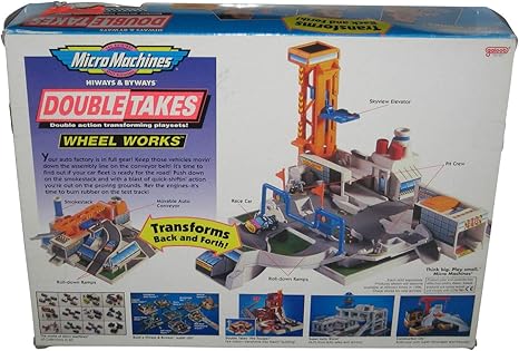 Buy Micro Machines Wheel Works Double Takes Transforming Playset Online At Low Prices In India Amazon In