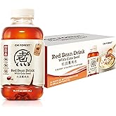 CHI FOREST Red Bean & Job's Tears Herbal Drink, Zero Sugar, Zero Fat, Zero Calories Beverage, 16.9 fl oz Bottles (Pack of 15)