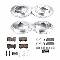 Power Stop Front and Rear Brake Kit For 2016 2017
