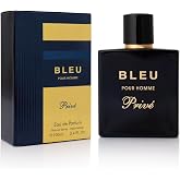 URBAN COLLECTION Bleu Pour Homme Prive Cologne for Men, Woody Aromatic Intense Fragrance, Rich Sandalwood Labdanum Amber Leather, Resinous Woods, Long Lasting Luxurious Scent 3.4 oz / 100ml