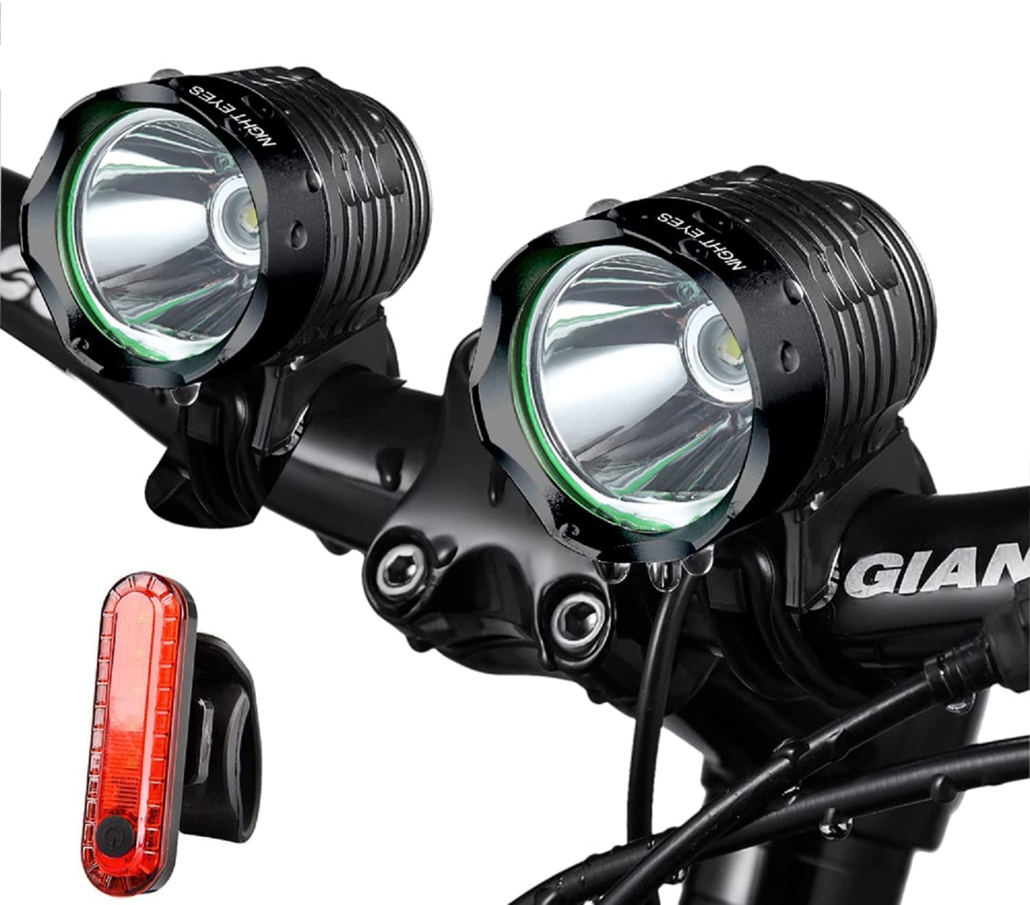 Photo 1 of ** MISSING CHARGER**

** MISSING CHARGER**

Night Eyes- Mountable 1200 Lumens Mountain Bike Headlight Bike LED Light -Rechargeable 8.4V 8800mA ABS Waterproof Battey-Free Aluminum BikeTaillight Bonus -NO Tool Required (2PACK Black)