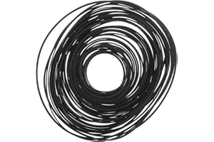 Hoement 50pcs Cassette Recorder Repair Rubber Belts Kit Cassette Recorder Drive Belt for Tape Mixed