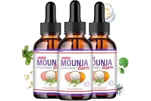 AUNVITO Mounja Burn Pro Drops - 3 Bottle of Premium Monja Burn Drops(180ml)
