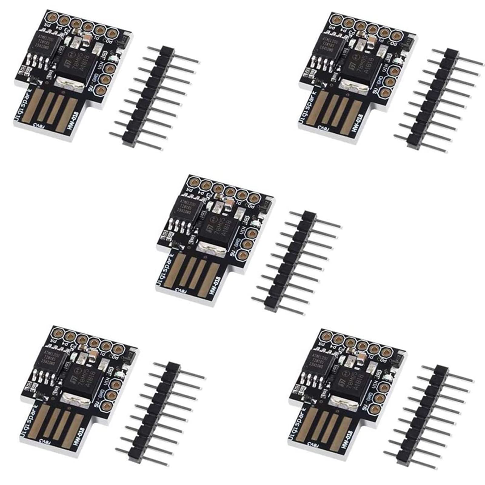 XTVTX 5pcs Digispark Kickstarter Attiny85 General Micro USB Development Board for Arduino