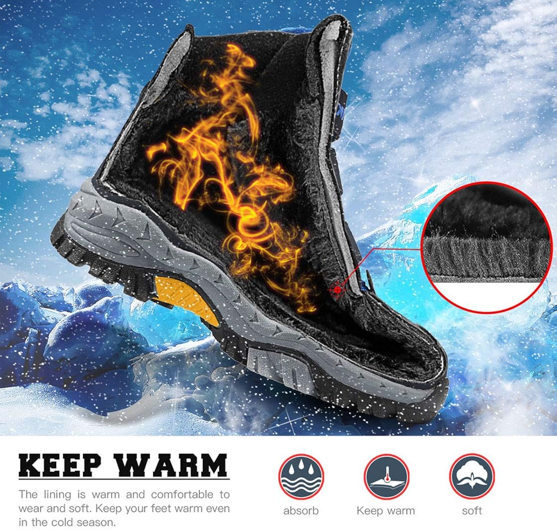  | Kid Snow Boots for Boys Snow Shoes Winter Boots for Girl Sneaker Hiking Boots Outdoor Steel Buckle Anti-Slip Boots(Toddler/Little Kid/Big Kid) | Snow Boots