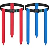 HASITE Flag Football Belts, 2/4/10/14/20 pcs of Adjustable Flag Football Set with Flags, Suitable for Youth Adults and Kids