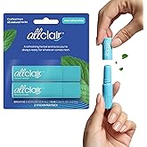 Allclair Nausea Relief Inhaler - Take Control of Motion Sickness, Morning Sickness, Medication, Stress - Fast, Natural, Drug-Free, Non-Drowsy & Portable Travel Essential (2 Inhalers)