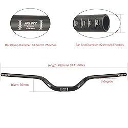 PLATT 25.4/31.8mm Mountain Bike Riser