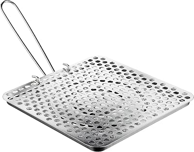 IBILI Clasica Foldable Tin Plate Bread Toaster 20x20 cm Silver