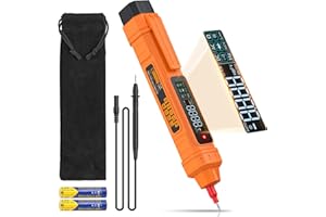 Neoteck 2 in 1 Pen Type Digital Multimeter Non-Contact Voltage Tester 6000 Counts Intelligent Multimeter with AC/DC Voltage R