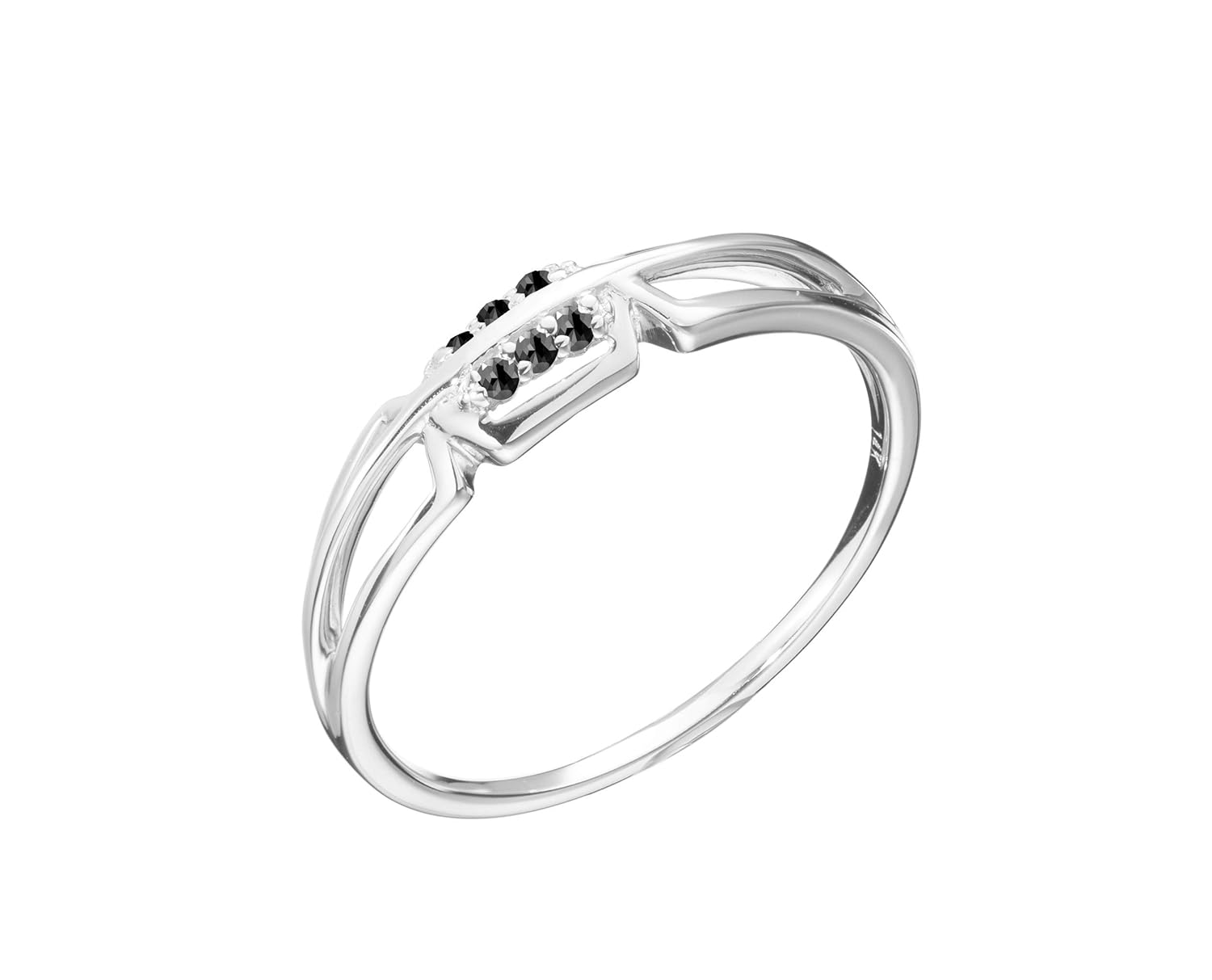Black Diamond Wedding Ring In 14k White Gold 8 5mm Blue Nile