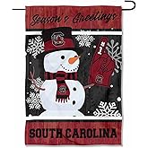 South Carolina Gamecocks Holiday Winter Snow Garden Banner Flag