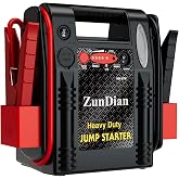 12V/24V Jump Starter - ZunDian 2800/1400 Amp Heavy Duty Jump Box, Works with Truck Tractor Excavator Automotive Engine Starte