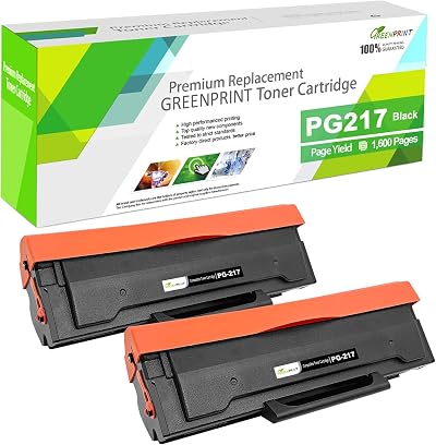 PG-217 Toner Cartridges 2PK Black 1600 Pages for P2200 M6507 M6607