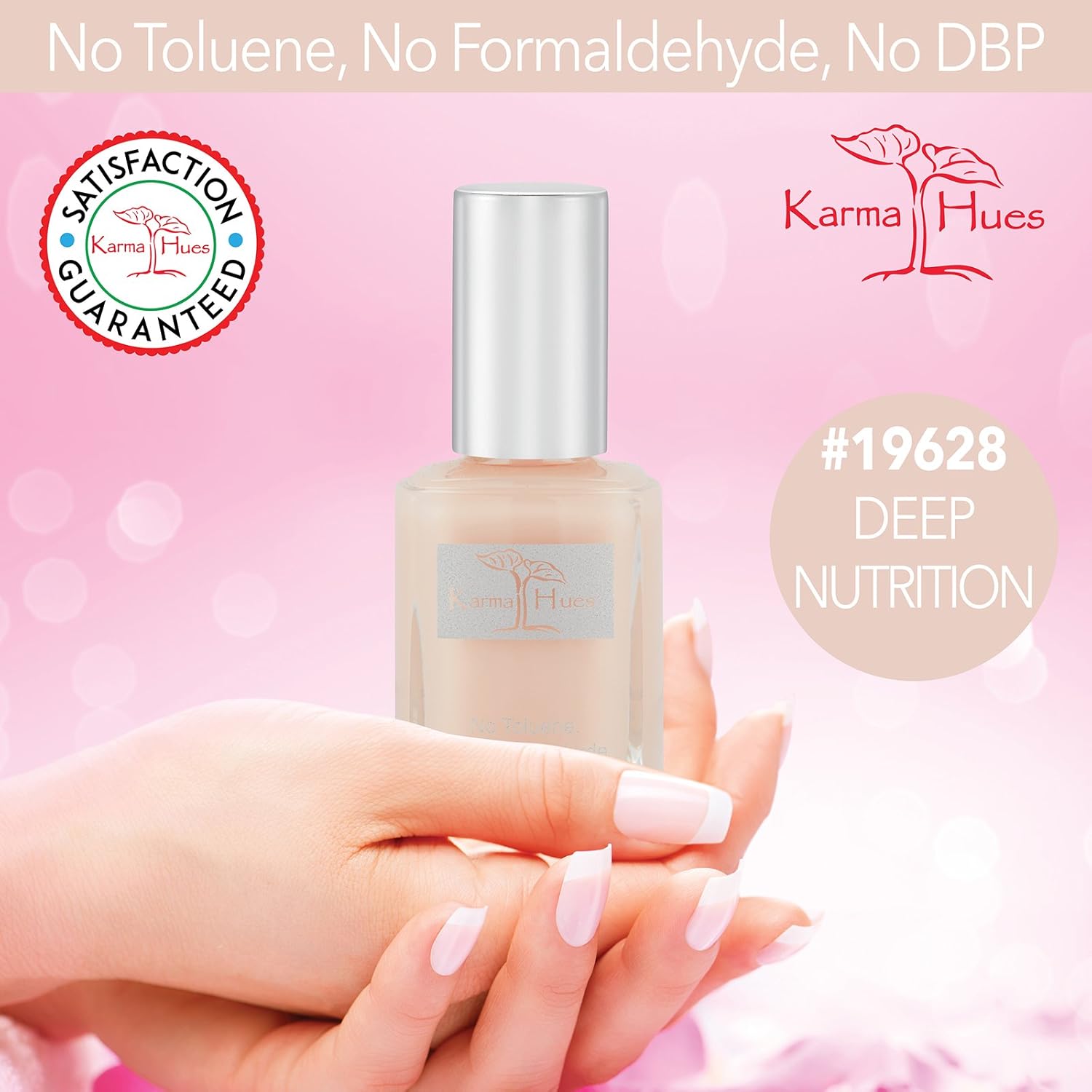 Karma Organic Deep Nutrition Nails Strengthener Non-Toxic Nail Treatment Vegan Cruelty-Free : Beauty