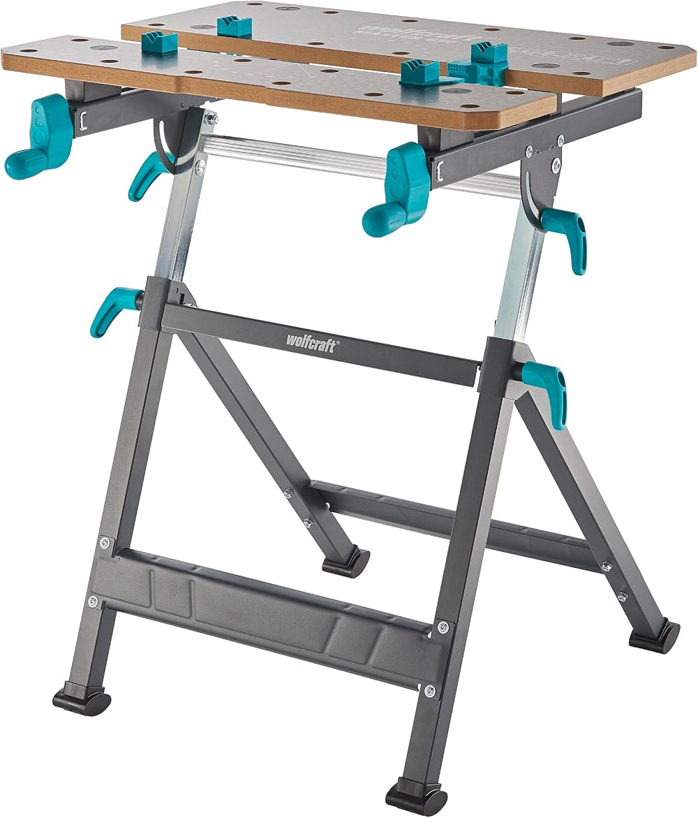 wolfcraft MASTER 650 ERGO Clamping Working Table 6870000 Height Adj Workbench EU