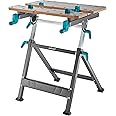 wolfcraft Master 650 Ergo Clamping and Working Table I 6870000 I Height-Adjustable Clamping and Working Table